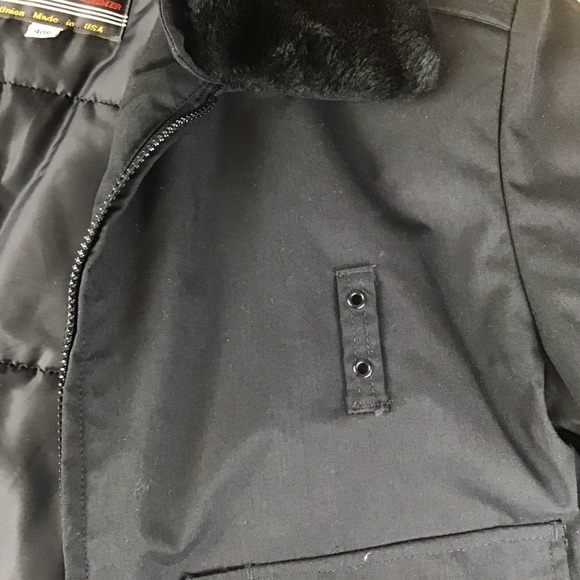 Fechheimer Ultra Mens Bomber Jacket NASA Astronaut Memorial Patch Fur Collar 40R - Picture 8 of 11